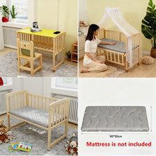 Nisorpa Wooden Baby Bedside