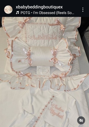 Personalised baby bedding - personalised,